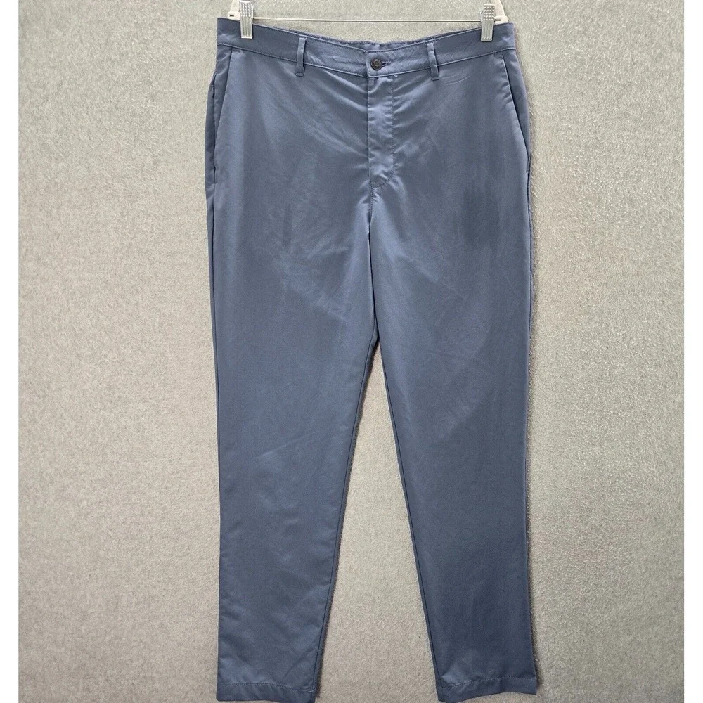 Banana Republic Men Pants 36x34 Blue Chino Straight Leg Pockets READ